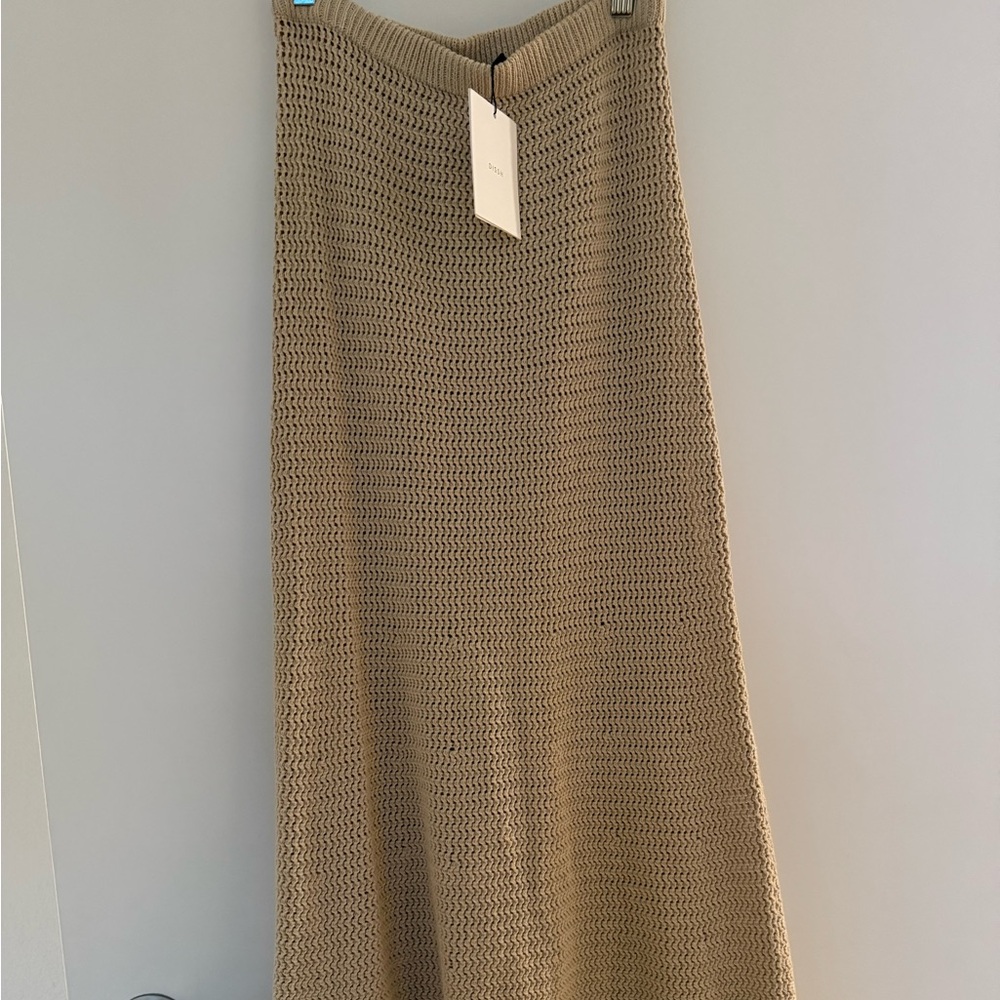 DISSH Tan Maxi Skirt
